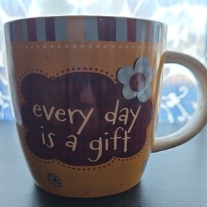 Every Day Is A Gift Ceramic Mug - Yellow
